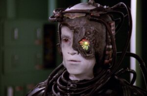 Face of a Borg of Star Trek