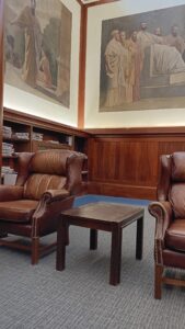 Reading room in Franklin Library