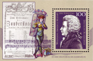 German Mozart postal commemorative